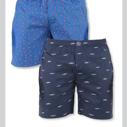Pack of 2 Printed, Self Design Men Boxer-image-12