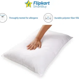 flipkart smartbuy Microfibre Solid Sleeping Pillow Pack of 2 image 5