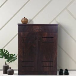 solace craft Leeds Shoe Cabinet in Brown Finish-picture-13