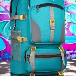 Large 60 L Laptop Backpack 60 Litres Curve Water Resistant Rucksack For Hiking Trekking And Travel - Unisex-image-12