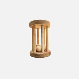 Rhythmic Reverie: Wooden Time Rattle Rattle-image-2