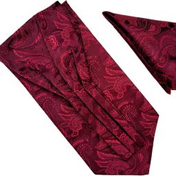 VOICI Mens Ascot Necktie and Pocket Square Cravat-picture-23