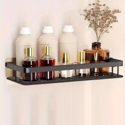 set of 1-bathroom Shelf/Rack/Wall Mounted Storage Organizer for bathroom/Kitchen Aluminium Wall Shelf-image-1