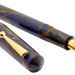 Click Aristocrat Gold Edition Violet Marble Fine Nib Fountain Pen-image-43