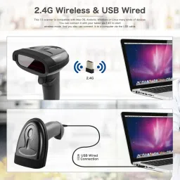 RAISA PRINTECH RPL6 2D WIRELESS LASER SCANNER FOR VERSATILE BARCODE AND QR CODE SCANNING Laser Barcode Scanner image 4