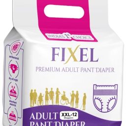 Adult diaper pants XXL Waist size 93-157 cm (37"62")Pack of 1(12 count) Adult Diapers - XXL-18
