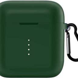 Pouch for boAt Airdopes 141 True Wireless Earbuds Cover With Key Chain (Matte Green)-15