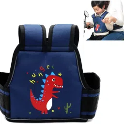 Two Wheeler/Bike/Scooter Child/Kids Safety Belt/Carrier Protection (Blue-Dragon) Baby Carrier-16