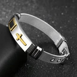 Stainless Steel Silver Bracelet-image-17