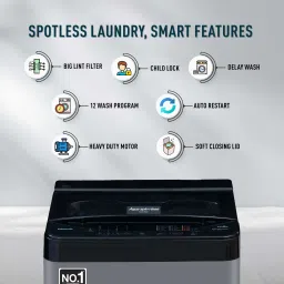 panasonic 10 kg Fully Automatic Top Load with In-built Heater Grey image 4