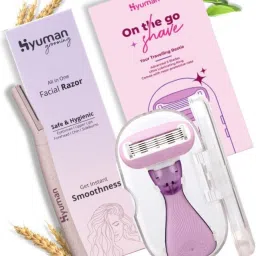 Traveller Body & Face Razor Combo Pack | 1 Body & 1 Face Razor, Protective Case, Women-25