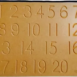 jaraglobal 1 to 20 Number Writing Practice Wooden Boards - Learn to Counting Numbers best Way for Writing Numbers for Kids, Number Learning Games for 2+ Years for Boys & Girls image 2