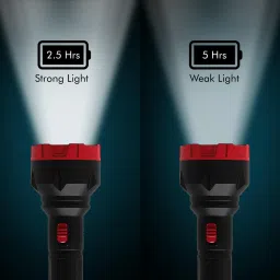 wipro Luster 3W LED Bright Rechargeable Torch |Emergency Torch|Li Ion Battery, ABS 5 hrs Torch Emergency Light image 5