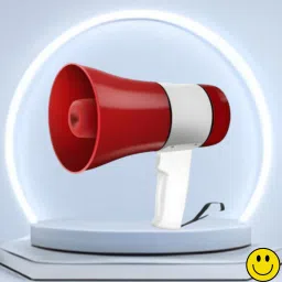 Handheld Megaphone with Siren, Microphone & Rechargeable for Outdoor EventsA41 Megaphone Portable Megaphone Siren Loudspeaker Function &Long Battery BackupW41 Outdoor PA System-15