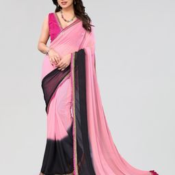 HERE&NOW Ombre Dyed Saree-image-73
