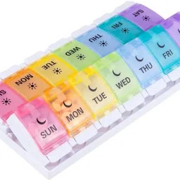 7 day Weekly 7 Day Pill Medicine Organizer Reminder Storage Box Pill Box-image-50
