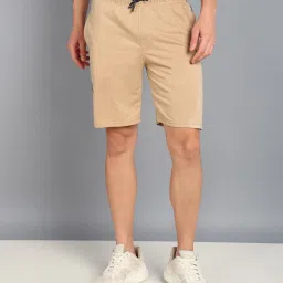 Solid Men Yellow Casual Shorts-picture-27