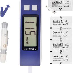 Blue Meter Kit with 25 Single Foil Strips Glucometer-22