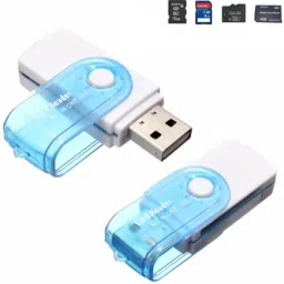 TECHGEAR USB 2.0 4 in 1 Memory Card Reader Card Reader image 2