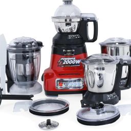 Monster Juicer Mixer Grinder |With 3 Stainless Steel & 1 Juicer Extractor Jar 750 W Mixer Grinder-image-31