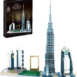 Skylines Series Dubai Skyline Micro Building Blocks Set for Adult-11