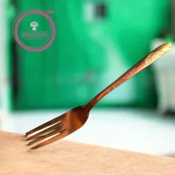 Gold Color Stainless Steel Fork Set Stainless Steel Dinner Fork, Dessert Fork, Fruit Fork, Serving Fork Set-12