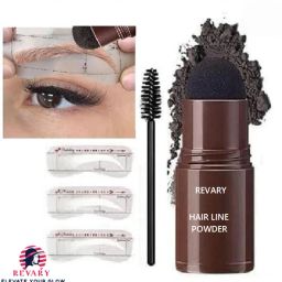 Hair Line Powder Black Root Touch Up and Eyebrow Powder Stick-FT , BLACK-image-35