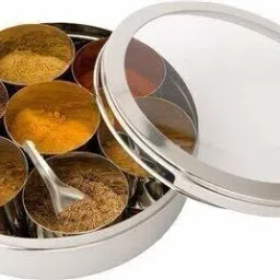 scentrose Masala Spoons for Container/ Spice Jars Stainless Steel Table Spoon Set image 2
