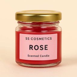 ScentedCandelForDecore|Fragrance Candel For BedROOM|Candel for Gifting(RedrRose) Candle-image-23
