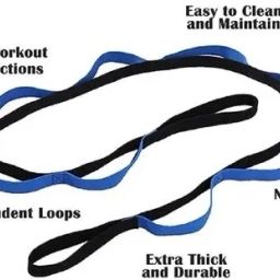 Yoga Belt For Men and Women Exercise and adjustible yoga strap Polyester Yoga Strap-image-55