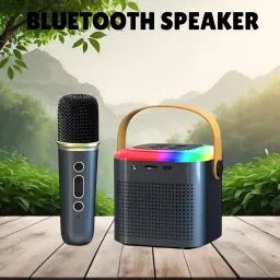 FRONY Bluetooth Speaker Support SD Card/Aux/USB With Karaoke Mic and RGB Lights C471 10 W Bluetooth Party Speaker-picture-26