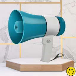 Handheld Megaphone with Siren, Microphone & Rechargeable for Outdoor EventsA25 Megaphone Portable Megaphone Siren Loudspeaker Function &Long Battery BackupR25 Outdoor PA System-picture-2