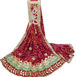 Rayon Embroidered Red Women Dupatta-image-48