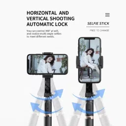 Wifton Handheld Gimbal Stabilizer With shutter Tripod For Smartphone-IVI Single Gimbal for Mobile, Camera image 3