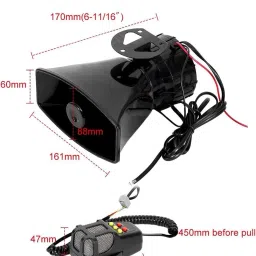 gadiparts Horn For Universal For Bike, Universal For Car, Universal for Bus, Universal for Trucks Universal For Car image 3
