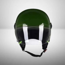 Half Face Helmet_ISI certified_Green06 Motorbike Helmet-image-43