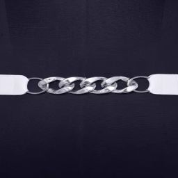 Women Casual, Evening, Formal, Party White Nylon Belt-image-16