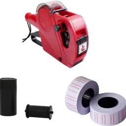 Combo of Price Label Gun, 2 Price Rolls & 1 Ink Roller, Use for Retail Pricing Taging Gun-30