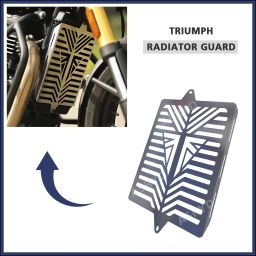 Triumph Speed 400 Radiator Guard Aluminium Best Quality Bike Radiator Guard-image-35