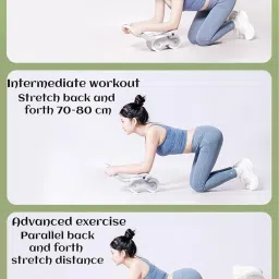 manogyam Automatic Rebound Abdominal Wheel Elbow Support,Core Workout Equipment for Ab Exerciser image 4