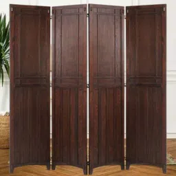 shilpi Wooden Room Mise Divider In Brown-picture-28