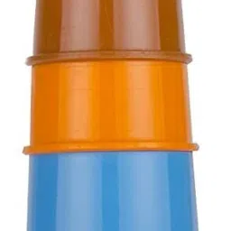 house of fun Build Up Beakers Stacking and Nesting Toy for Kids, 12 Pieces image 2