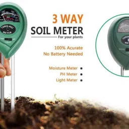 dabster Soil Tester 3-in-1 Plant Moisture Sensor (Green) Pin-Type Analog Moisture Measurer image 5