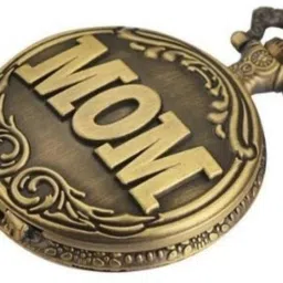 PDY Fashion MOM POCKET WATCH MOM POCKET WATCH KEYCHAIN Bronze Bronze Pocket Watch Chain-image-11