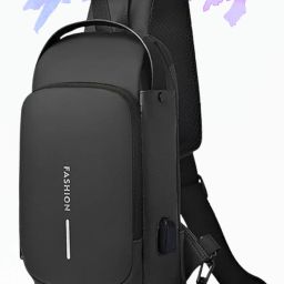 ProArch WomenBuzz Crossbody Massenger Bag Shoulder Strap With with Lock USB Charging Waist bag-image-106