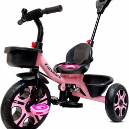 Plug N Play Kids/Baby with Parental Control, Storage Basket & Seat Belt Junior Tricycle-picture-11