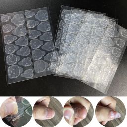 5 Sheets (120pcs) Double-side Nail Glue Sticker, Stick on, Glue Tabs-image-2