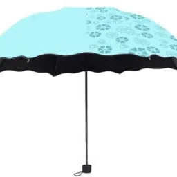 UV-Rays Safe 23" Large Size 3-Fold Umbrella, Magic Umbrella For Rain & Sun Umbrella-image-19