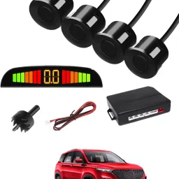 Black 4 Parking Reverse Safety Sensor For Vehicles-135 Universal Reverse Black Parking Sensor With Buzzer And LED Display-135 Parking Sensor-40