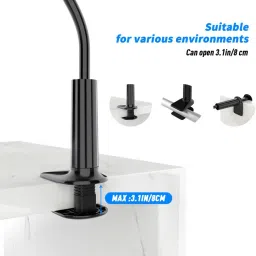 Paramits Universal Phone Holder Stable Screw Base Mobile Phone Holder Chuck 360 Degree Rotating Lazy Bracket Mobile Holder image 3